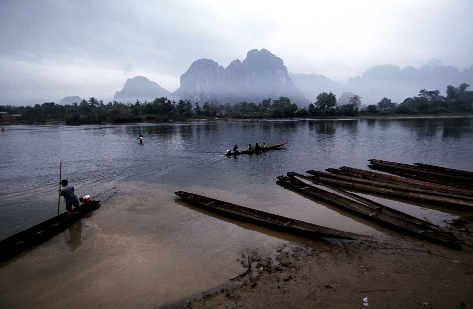 Ben Davies Slow boats on the Mekong